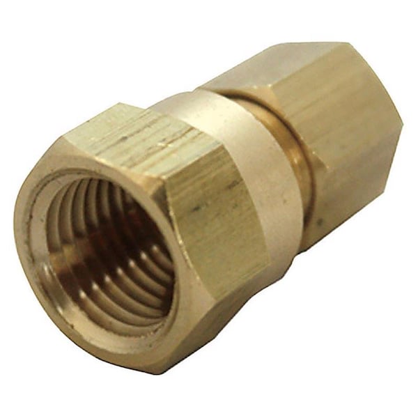 Homeplus+ ATC 1/4 in. Compression in. X 1/8 in. D FPT Brass Coupling 6JC120110701032 - main